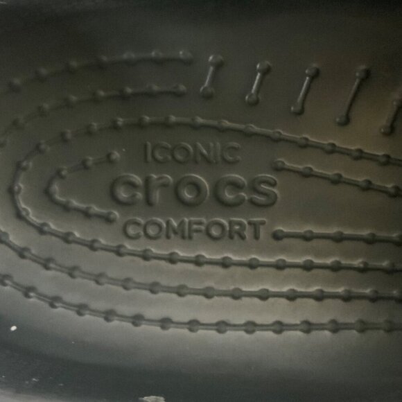 Crocs Work Bistro Clogs Black Mens 10 Womens 12 Slip-On Iconic Comfort - Picture 8 of 9